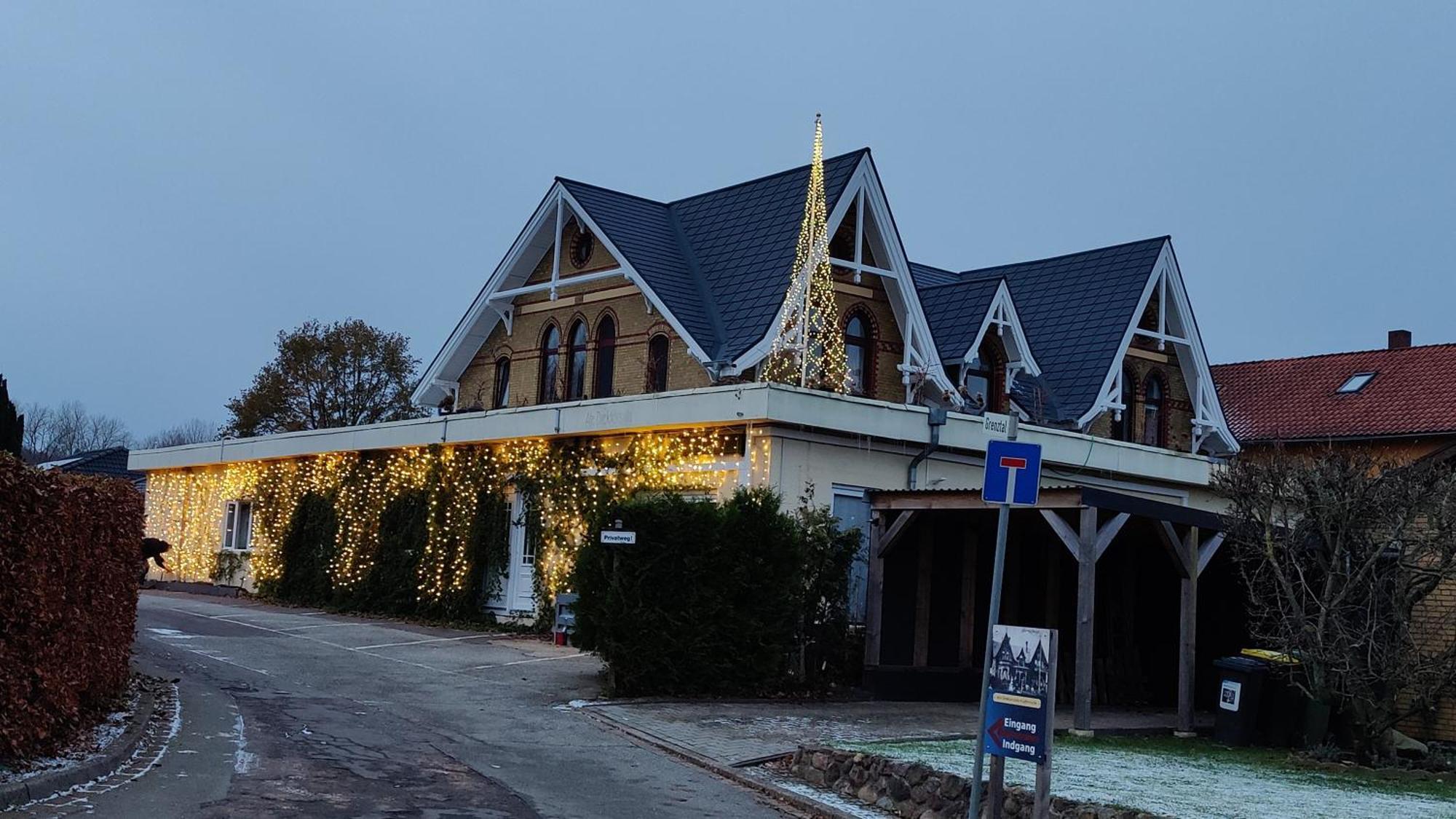 Alte Direktionsvilla Kupfermühle Harrislee Exteriör bild
